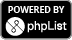 powered by phpList 3.6.3, &copy; phpList ltd